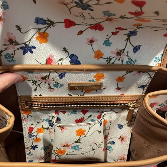 Tory Burch flower pattern back pack - Picture 3 of 5